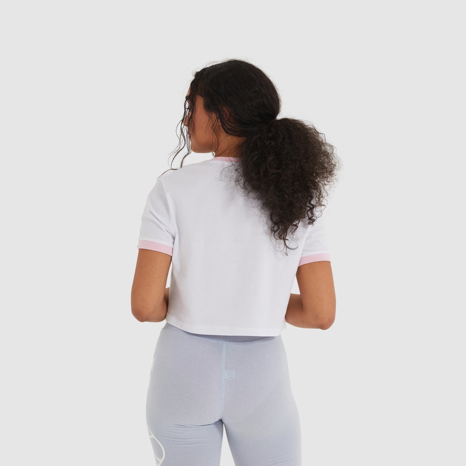 Derla Cropped T-Shirt White