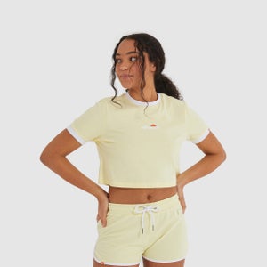 Women's Derla Cropped T-Shirt Yellow - 6