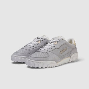 Tanker Lo Sneaker Leder Grau RohWeiß