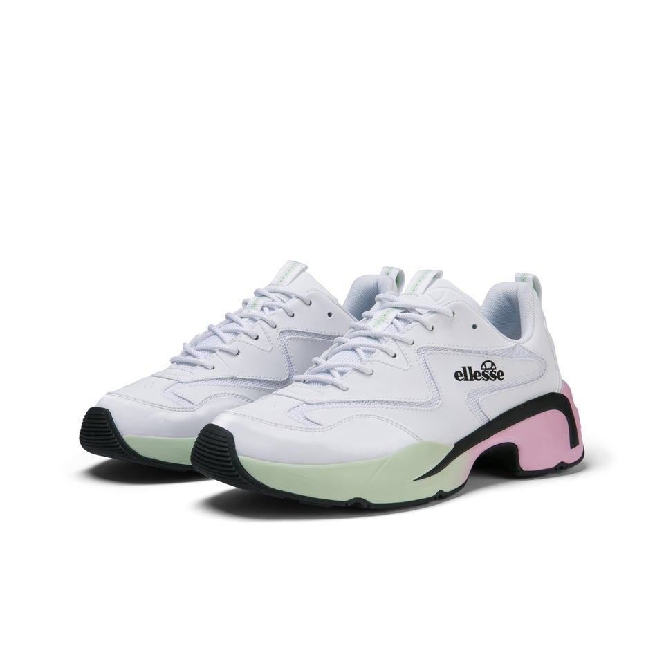 Indus Gradient Runner White/Light Pink
