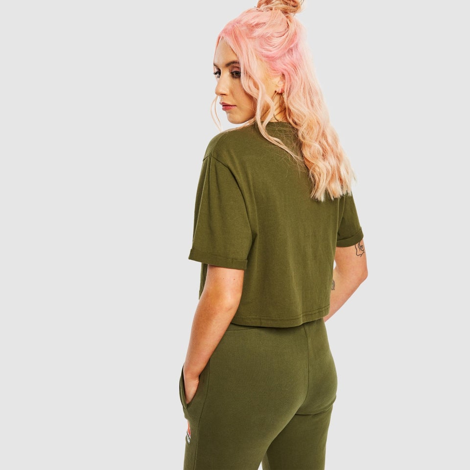 Alberta Kurztop Khaki für Damen