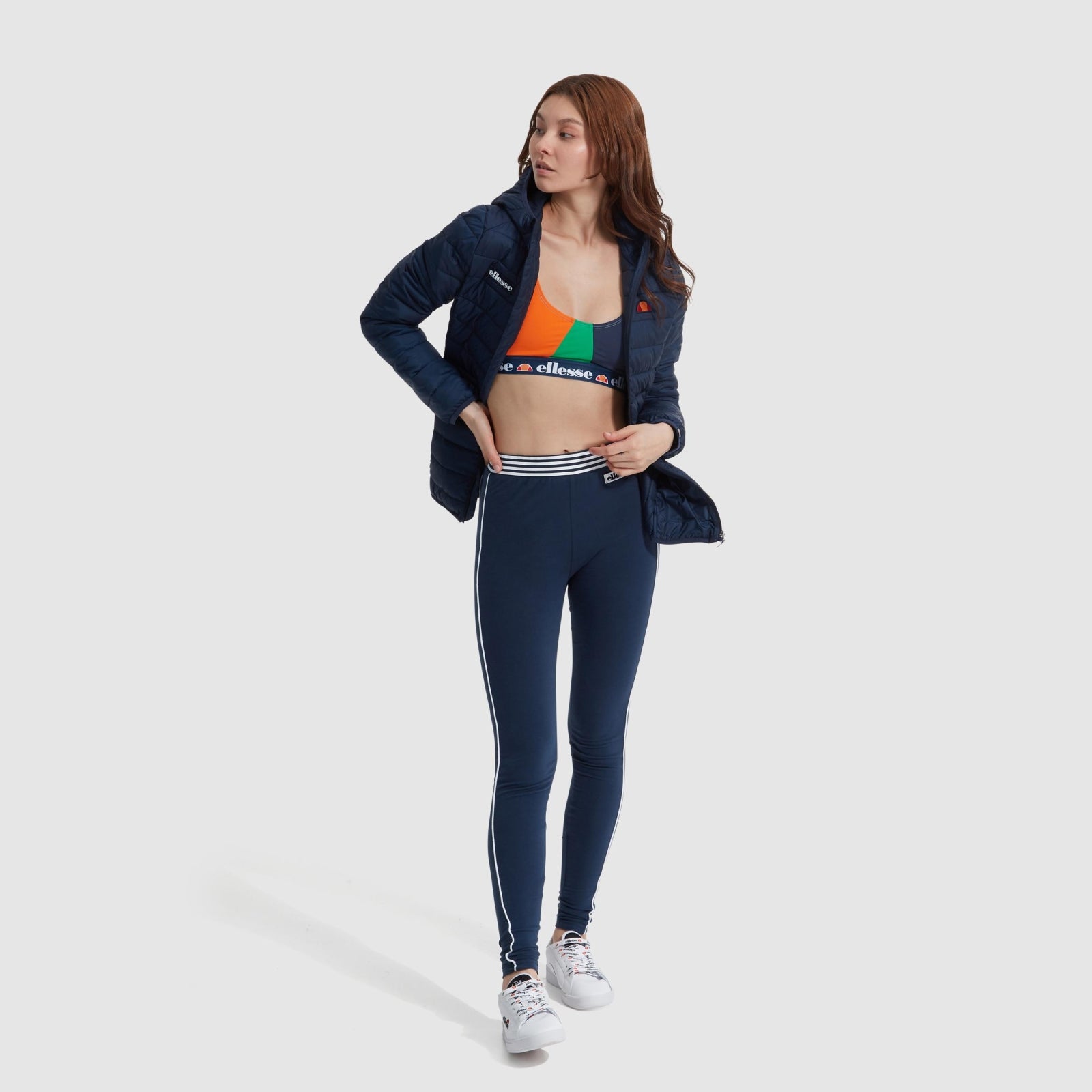 Women's Lompard Jacket Navy | ellesse UK