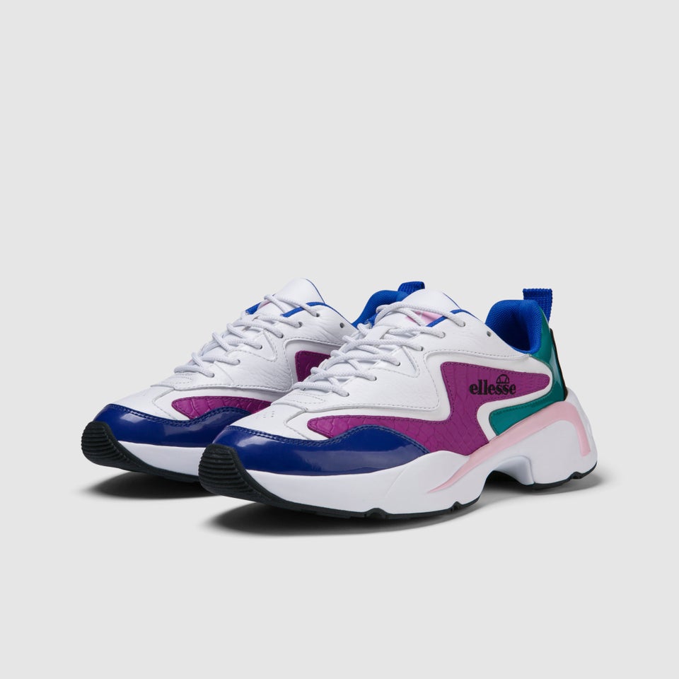 Indus Sneaker Leder Weiß Blau