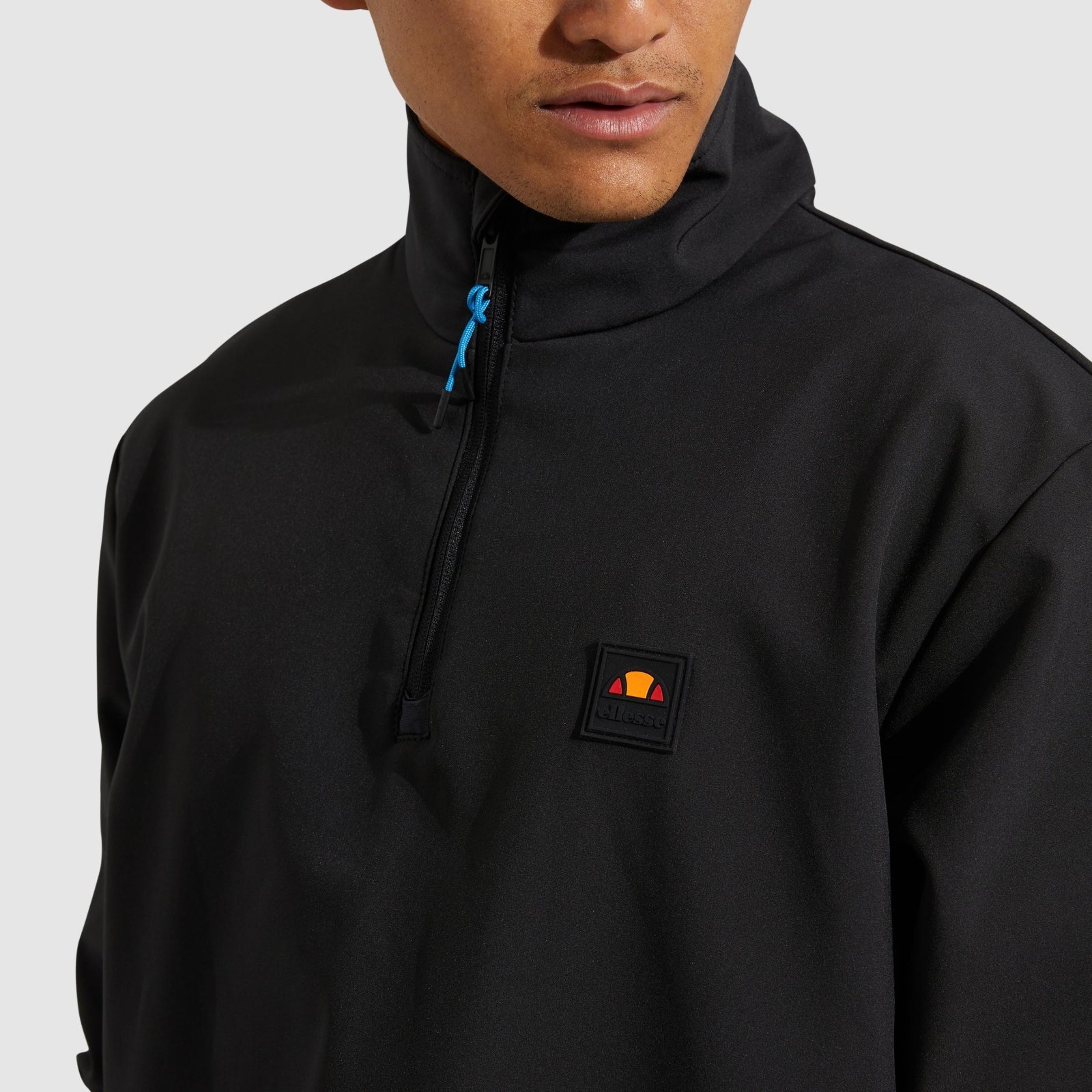 Men's Kinote 1/2 Zip Track Top Black | ellesse UK