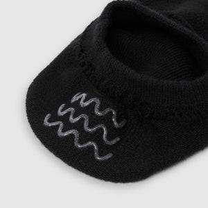 Frimo 3 Pack No Show Socks Black
