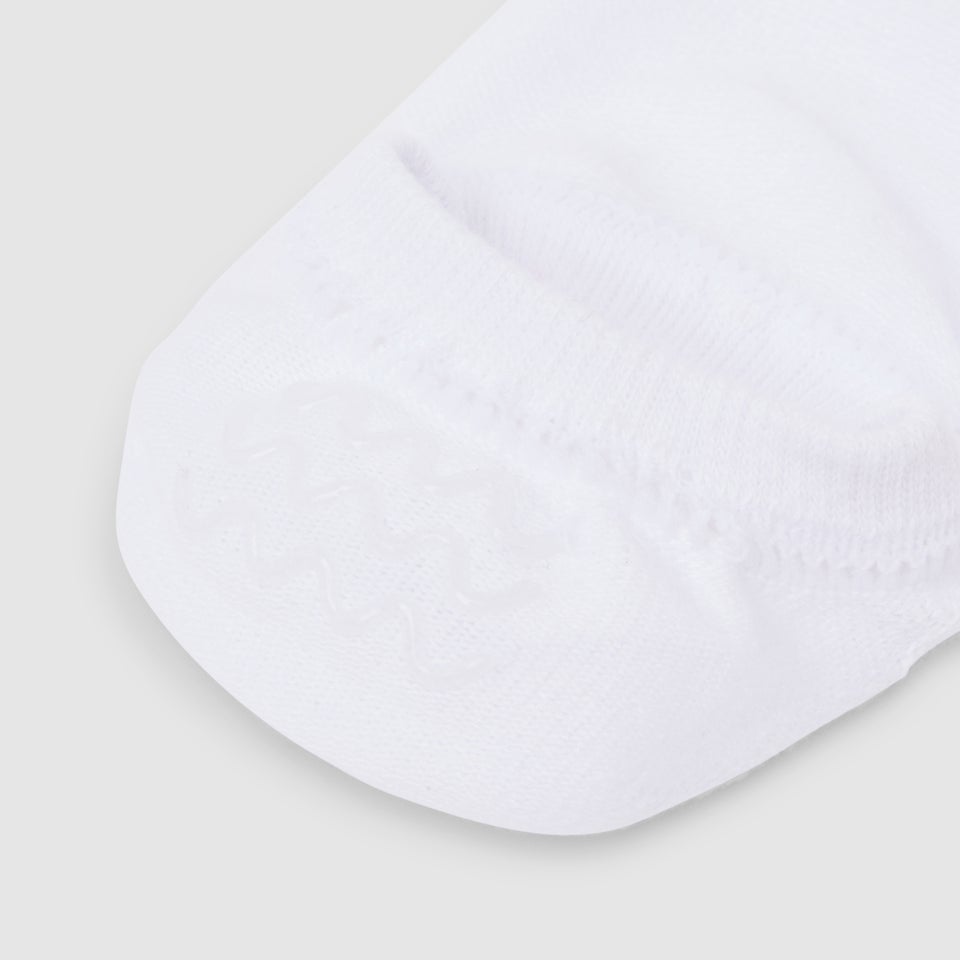 Frimo 3 Pack No Show Socks White