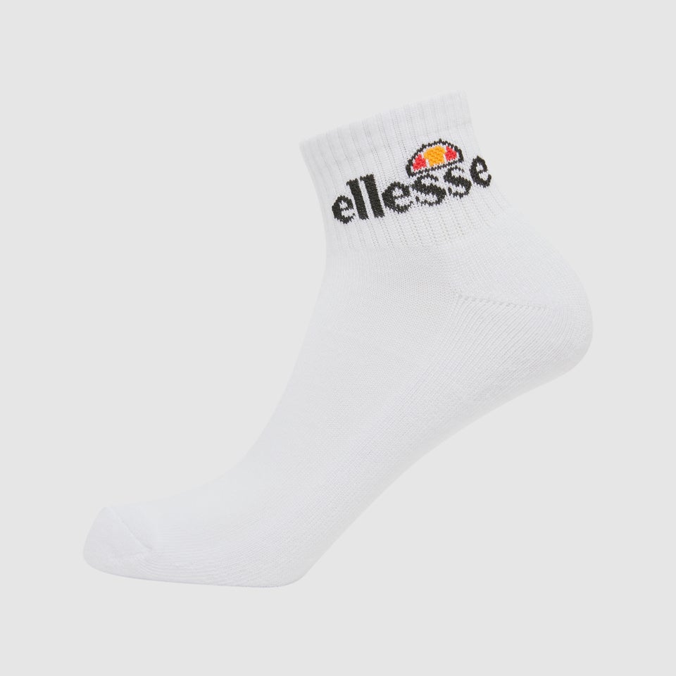 Rallo 3 Pack Ankle Socks White