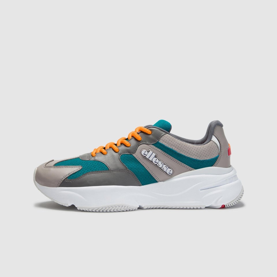 Mens Aurano Trainer Green/Grey