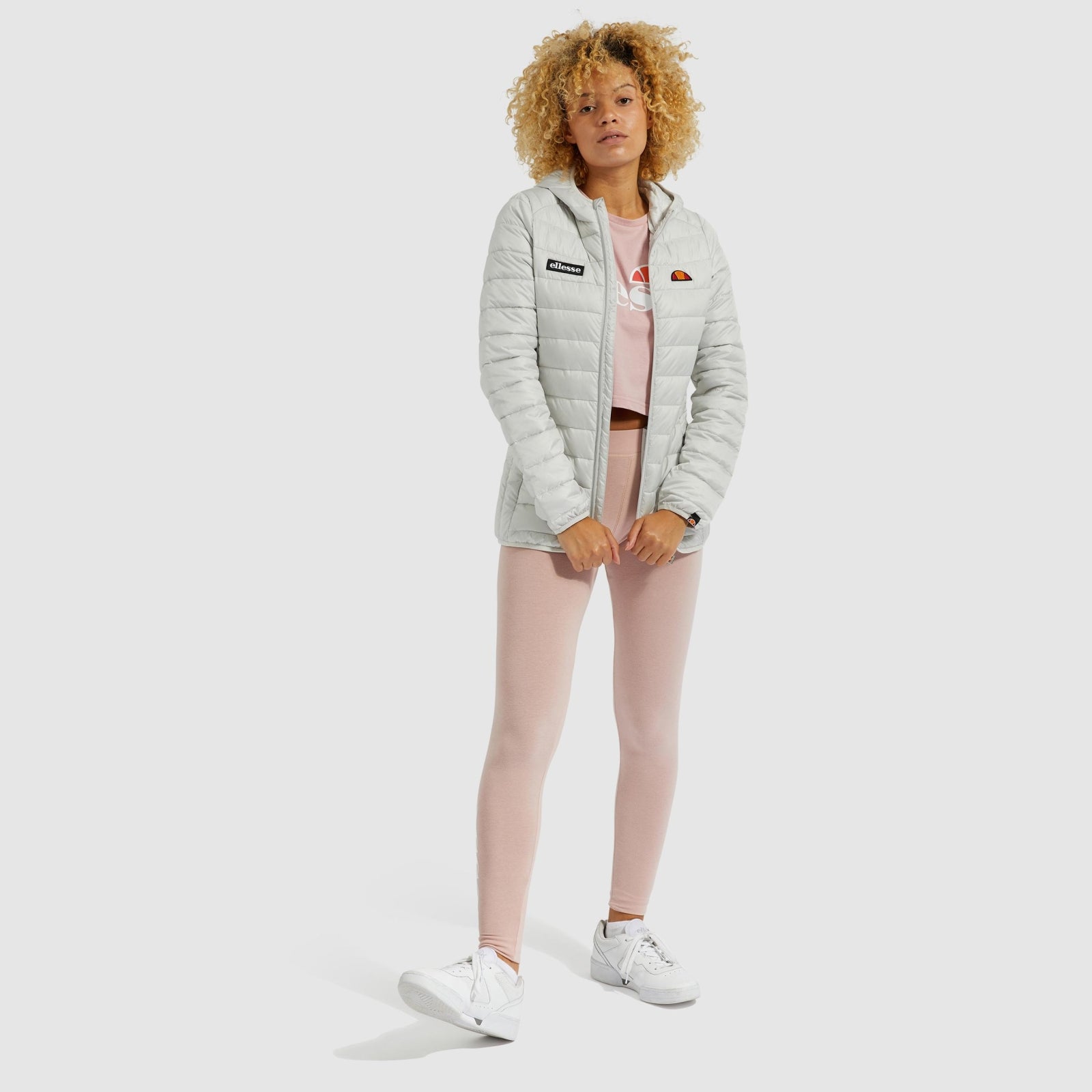 Lompard Padded Jacket Light Grey | ellesse UK