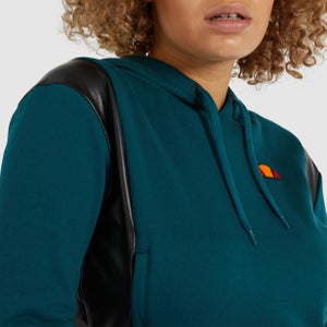 Women's Fioci Crop Hoody Teal