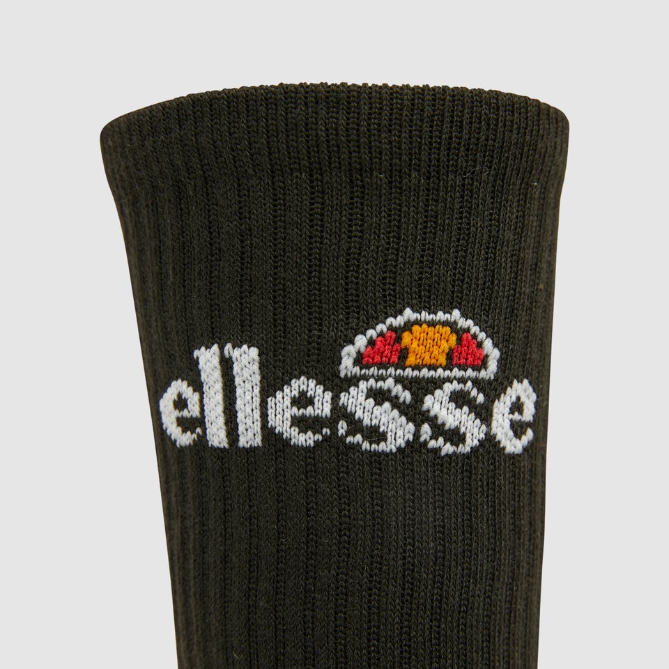 Arrom 3 PK Sports Socks Black