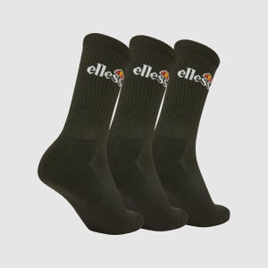 Arrom 3 PK Sports Socks Black