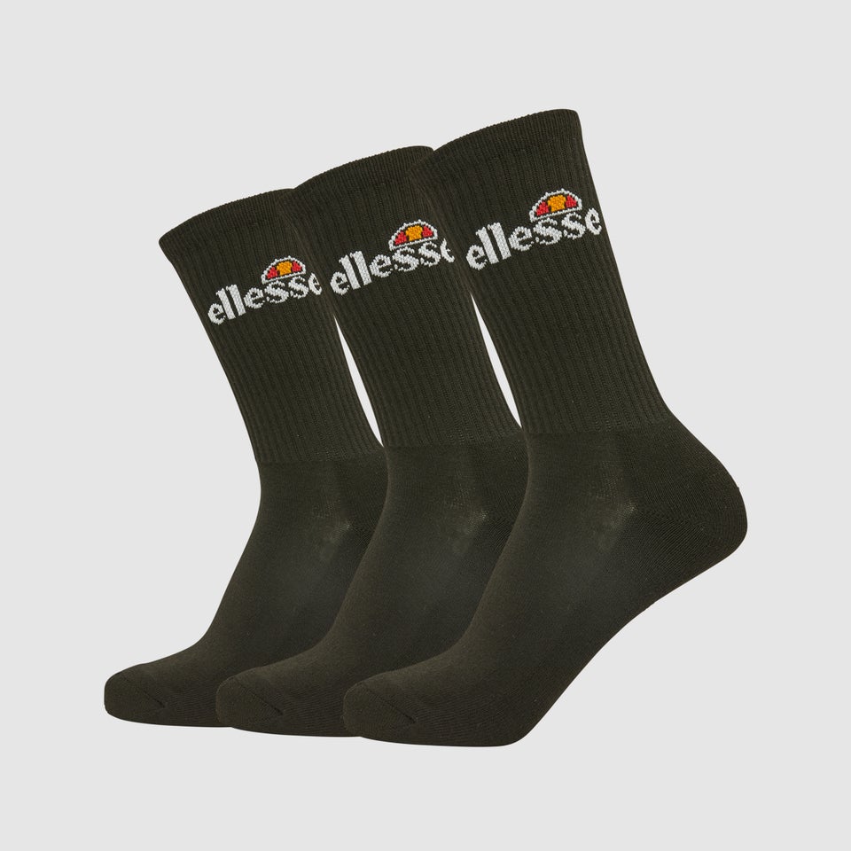 Arrom 3 PK Sports Socks Black