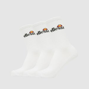 Arrom 3 PK Sports Socks White - 3-5H