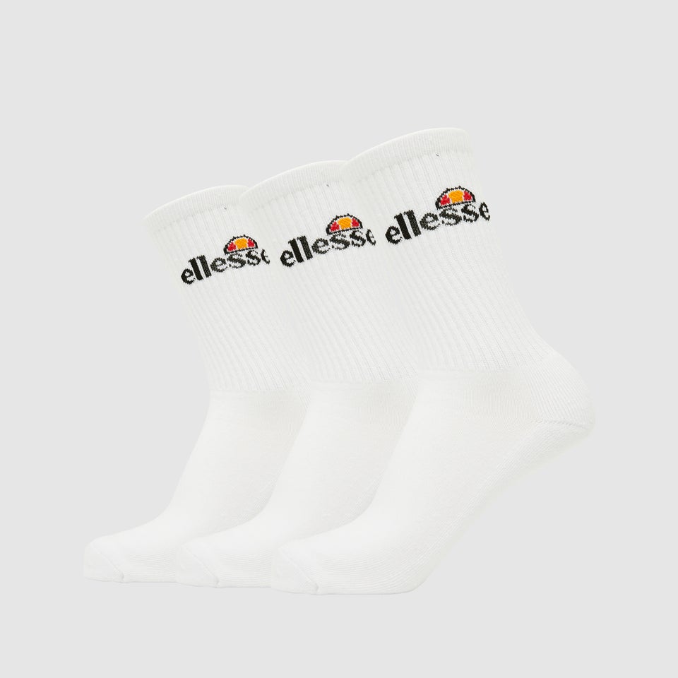 Arrom 3PK Sports Socks White