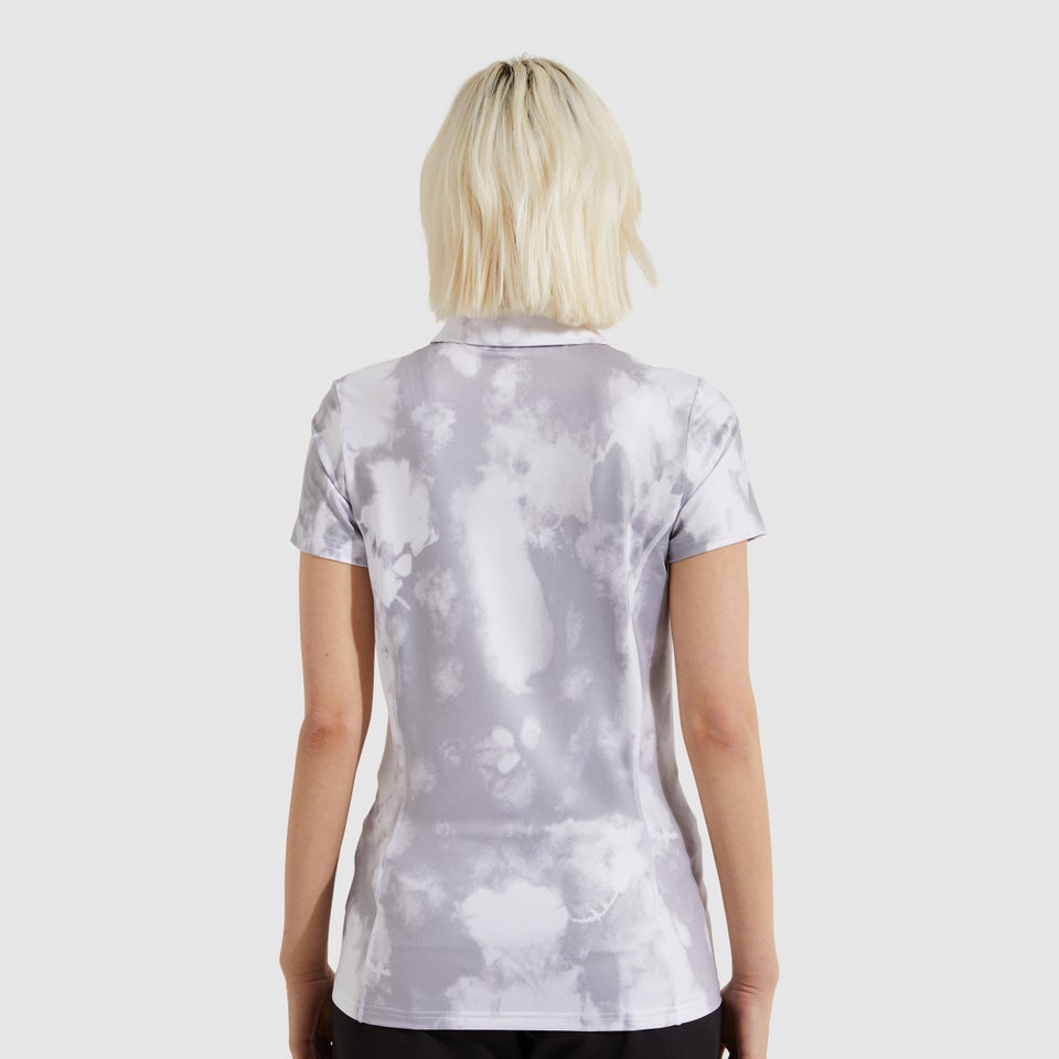 Ralles Poloshirt Weiß Batik