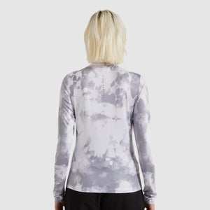 Frielo Half Zip Top White Tie Dye