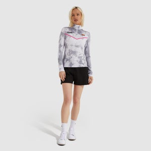 Frielo Half Zip Top White Tie Dye
