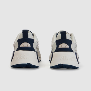 Women's Indus Leather Trainer Off-White/Dark Blue