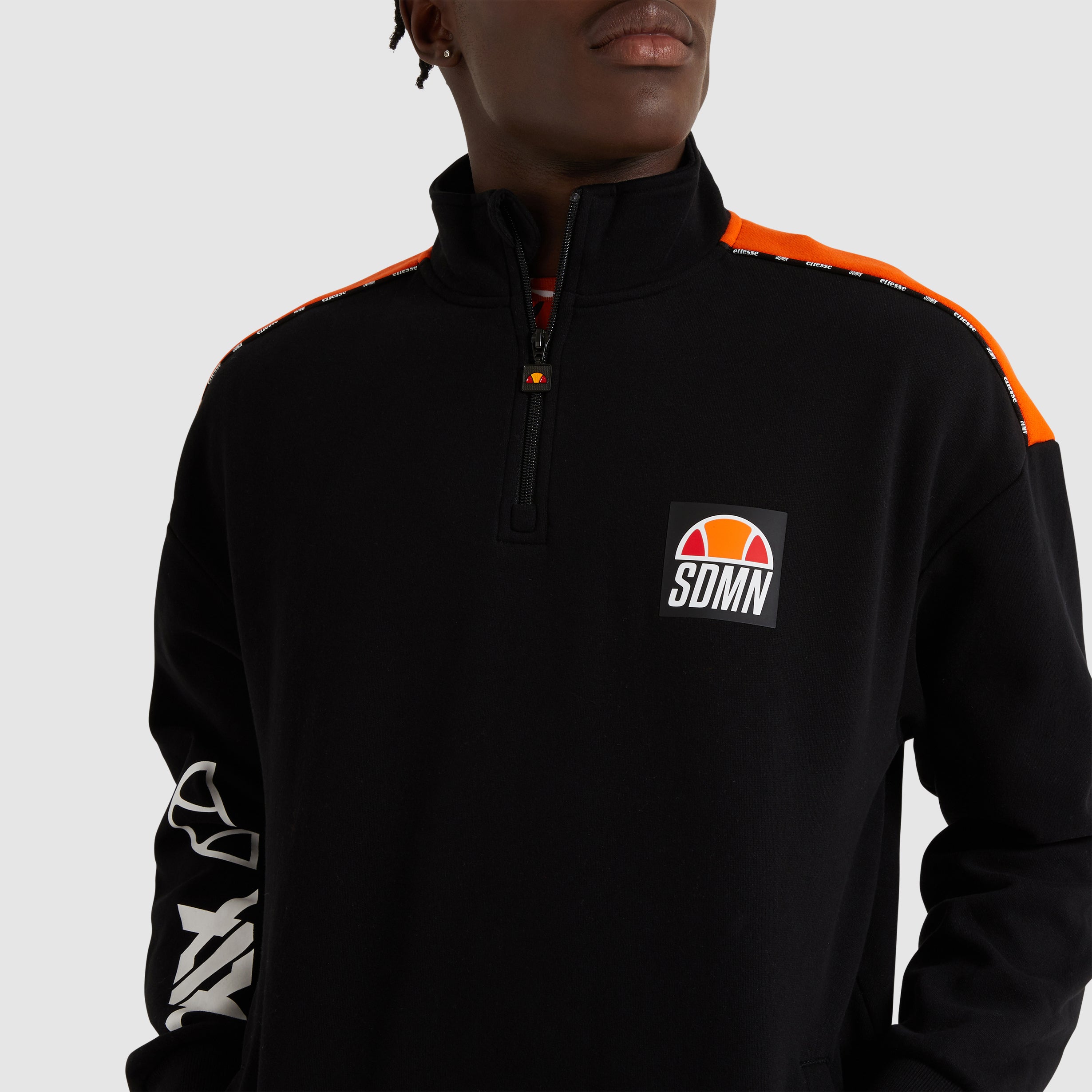 Eclisse 1/2 Zip Top Black | ellesse UK