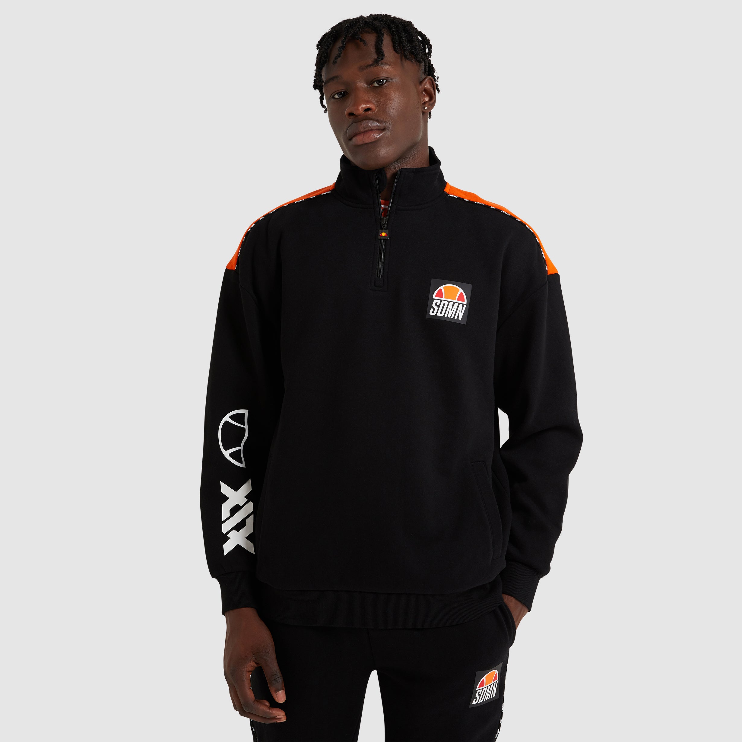ellesse ゲームウェア上下 Eclisse 1/2 Zip Top Black | ellesse UK