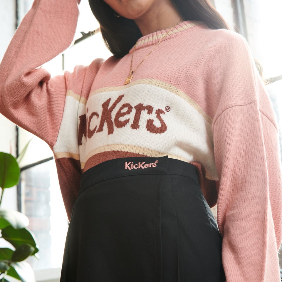 Women's Black pleated mini skirt Black