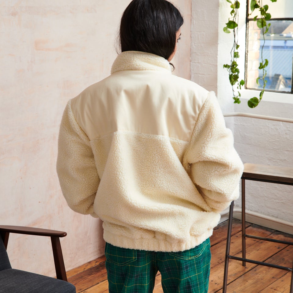 Women's Beige teddy jacket Beige