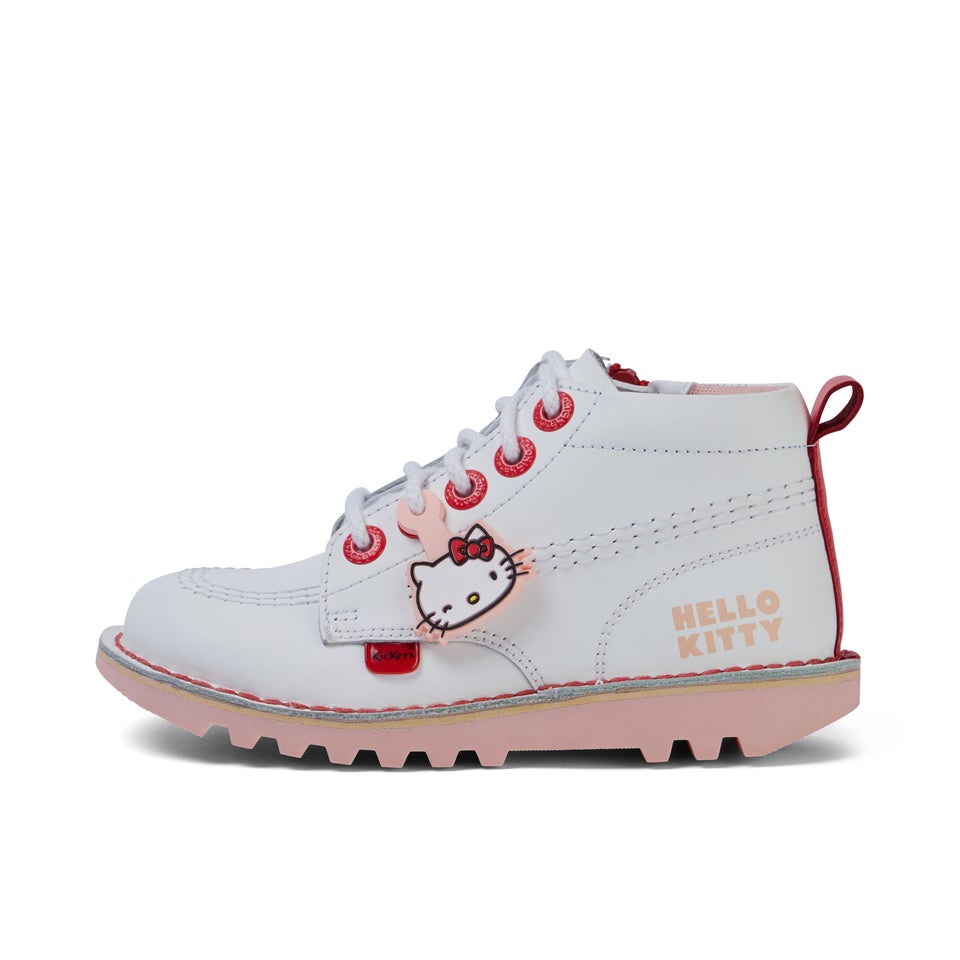 Hello Kitty x Infant Girls Kick Hi Leather White