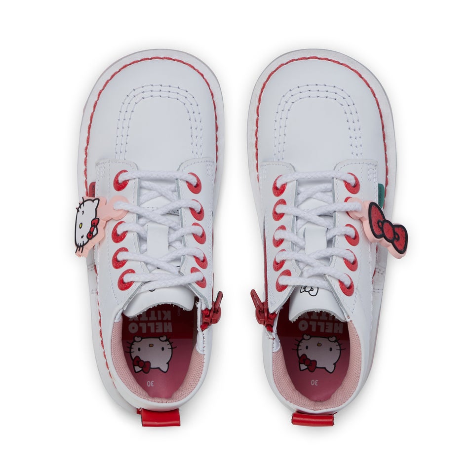 Hello Kitty x Infant Girls Kick Hi Leather White