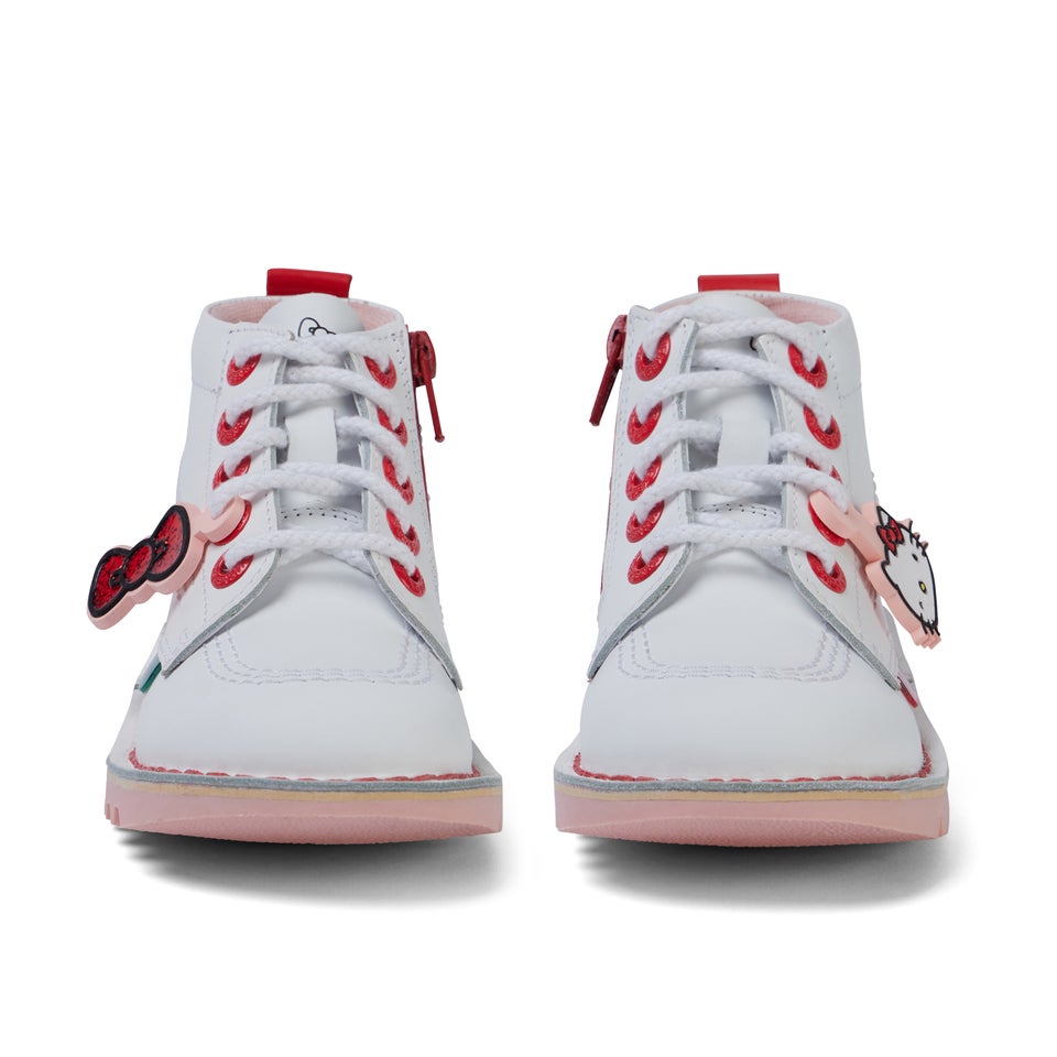 Hello Kitty x Infant Girls Kick Hi Leather White