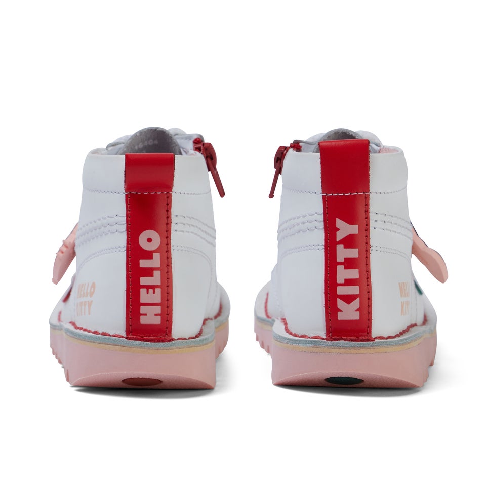 Hello Kitty x Infant Girls Kick Hi Leather White