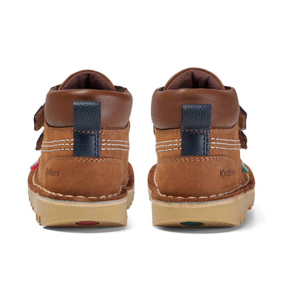 Infant Boys Kick Hi Roll Nubuck Camel