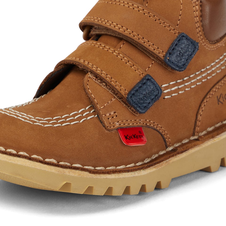 Infant Boys Kick Hi Roll Nubuck Camel