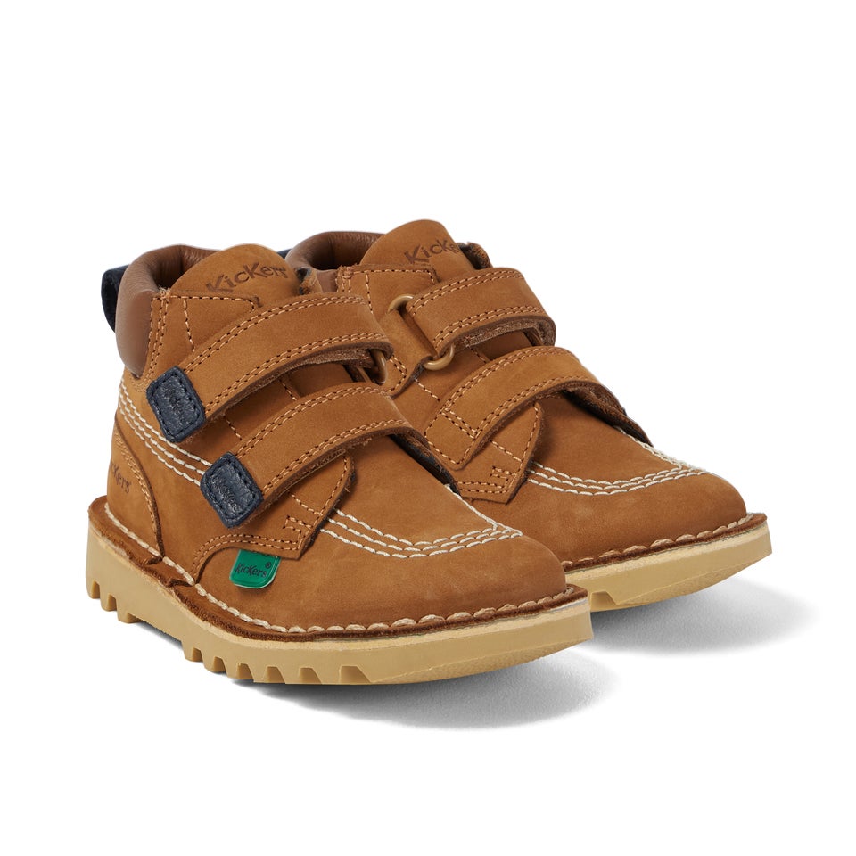 Infant Boys Kick Hi Roll Nubuck Camel