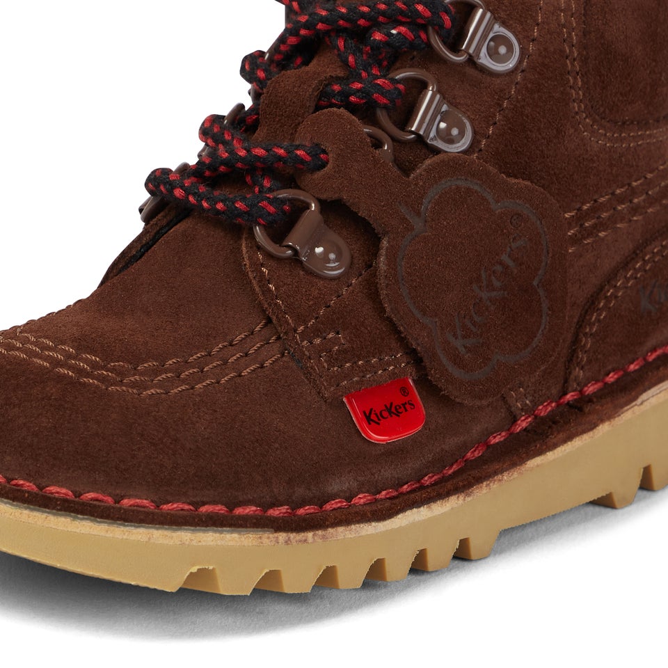 Infant Boys Kick Hi Winter Suede Dark Brown