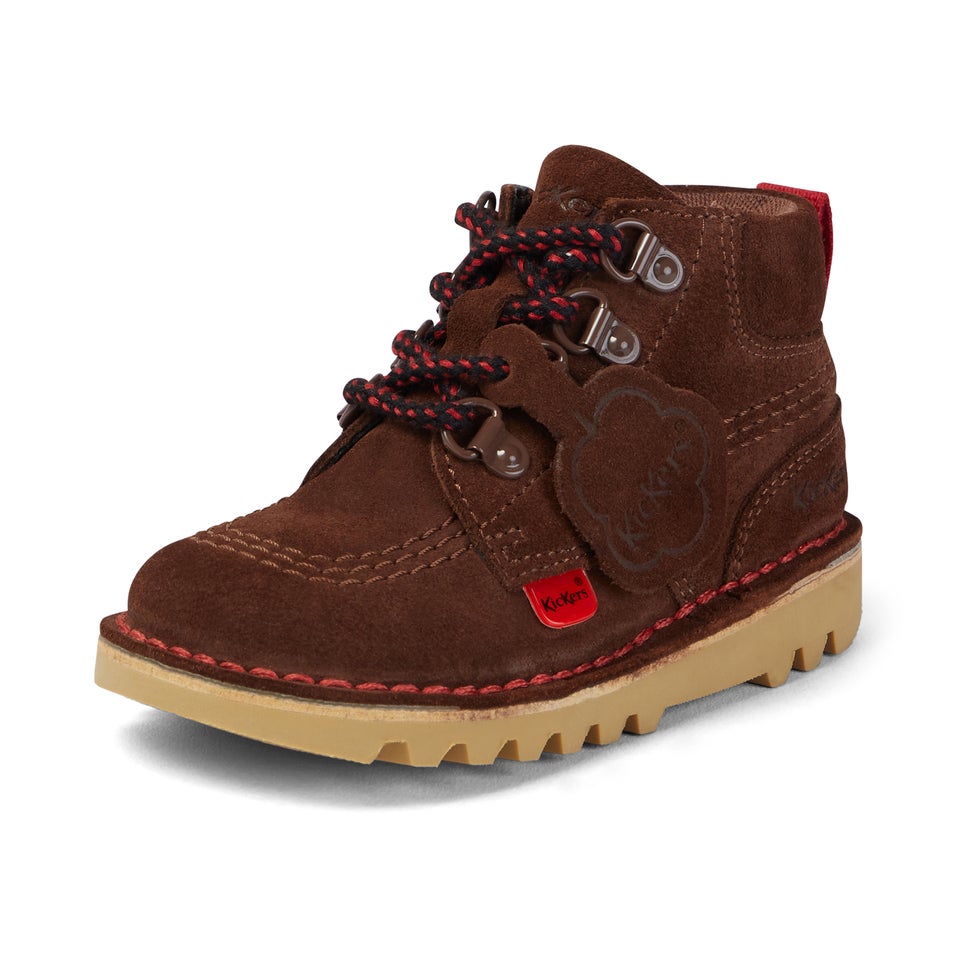 Infant Boys Kick Hi Winter Suede Dark Brown