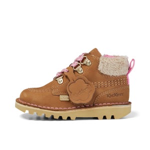 Infant Girls Kick Hi Winter Nubuck Tan - 12.5