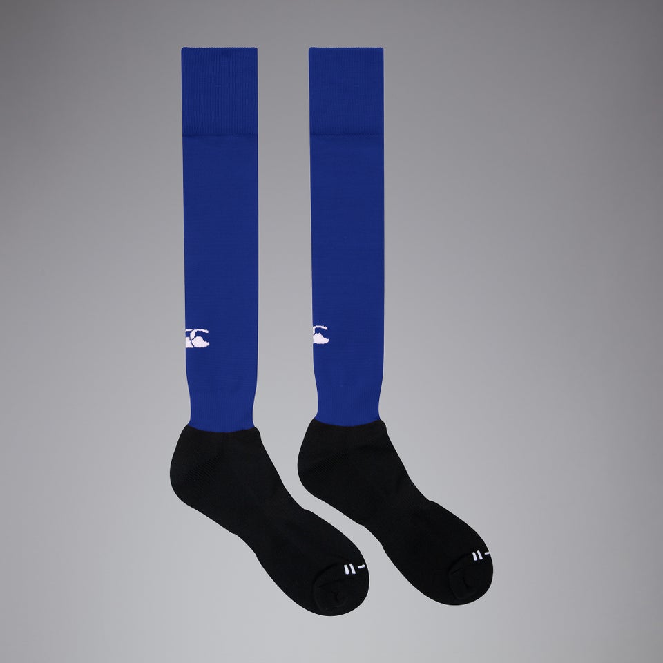 Playing Sockin Royal Blue
