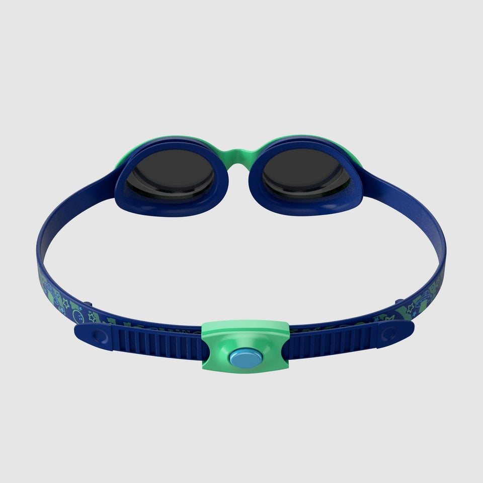 Lunettes de bain Junior Illusion bleues/vertes