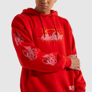 Supersonic Kapuzenpullover Rot für Herren