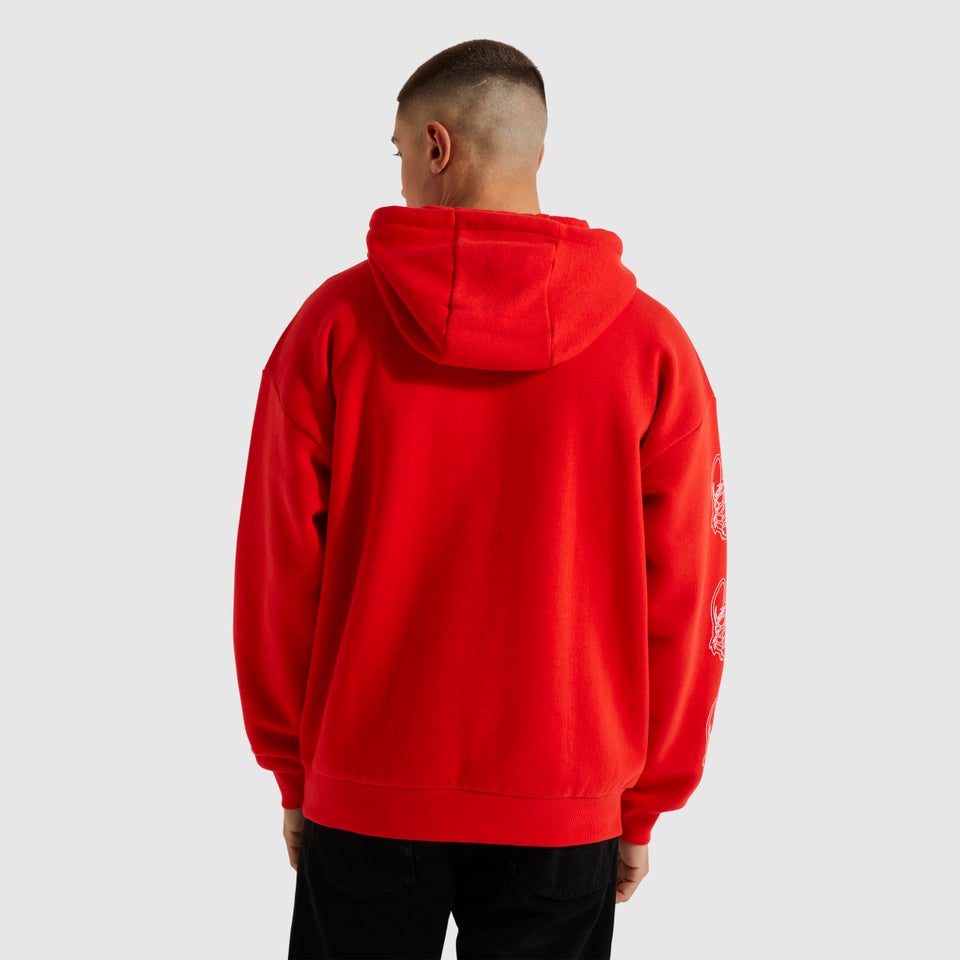 Supersonic Kapuzenpullover Rot für Herren