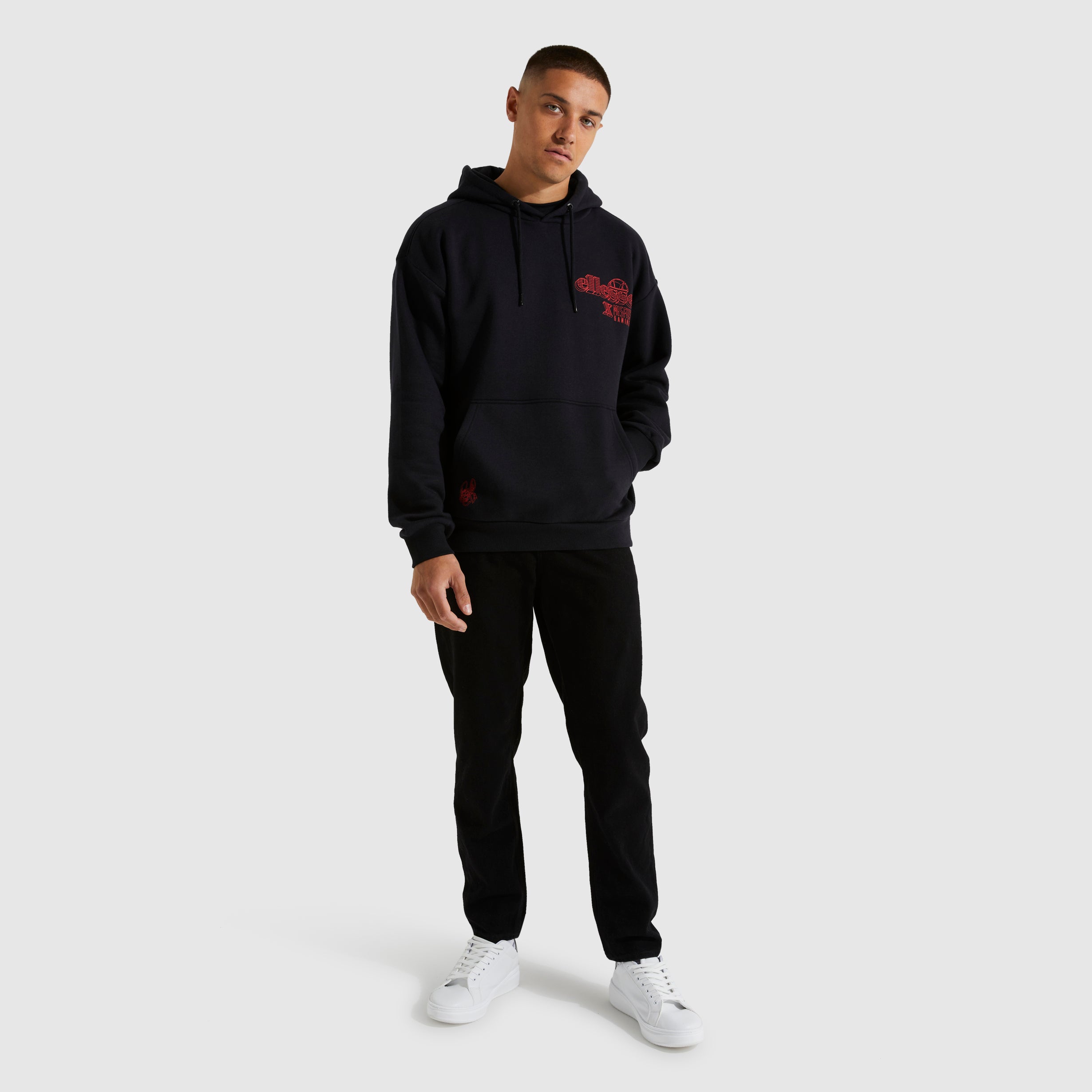 Men's ellesse x Misfits Clone Hoody Black | ellesse UK