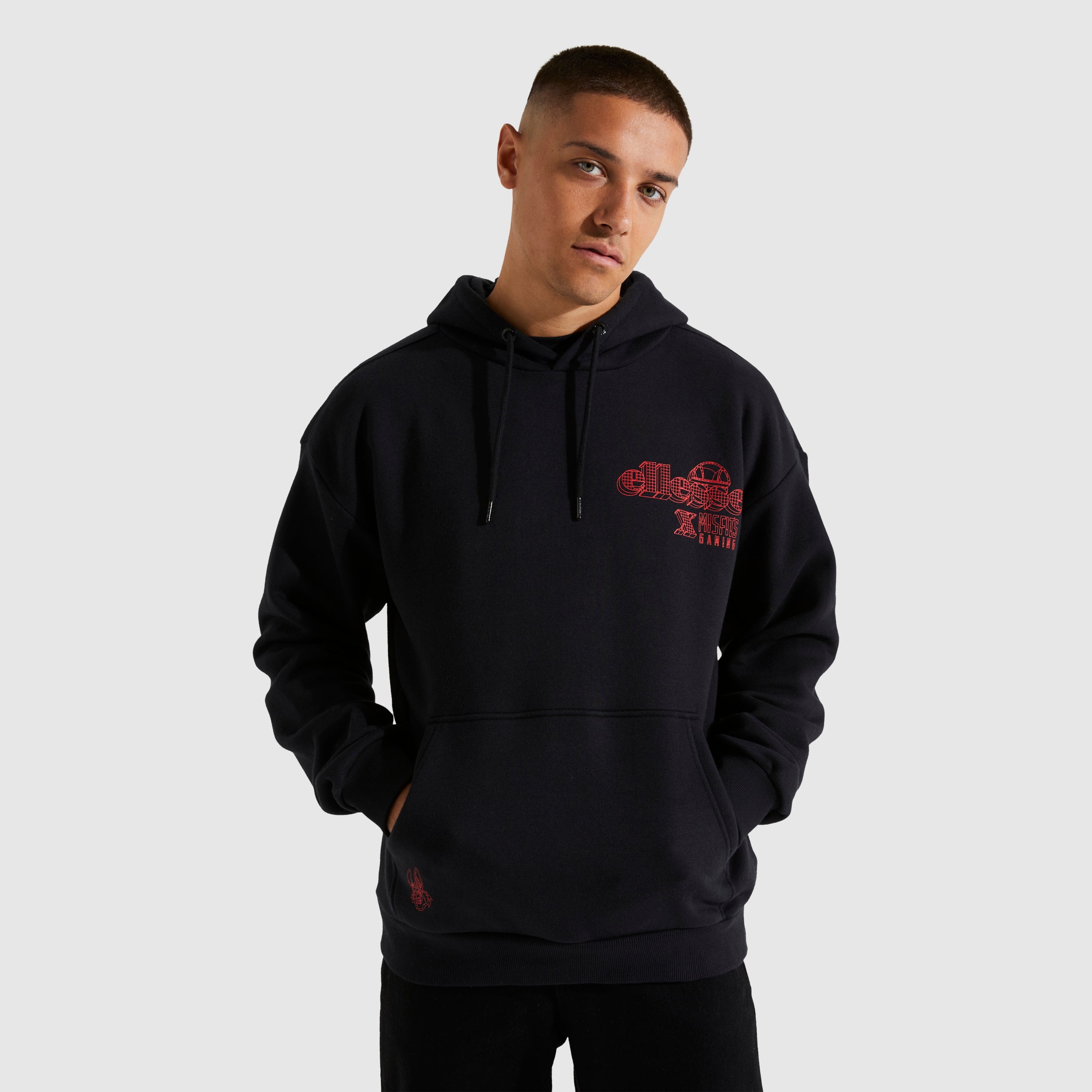 Men's ellesse x Misfits Clone Hoody Black | ellesse UK
