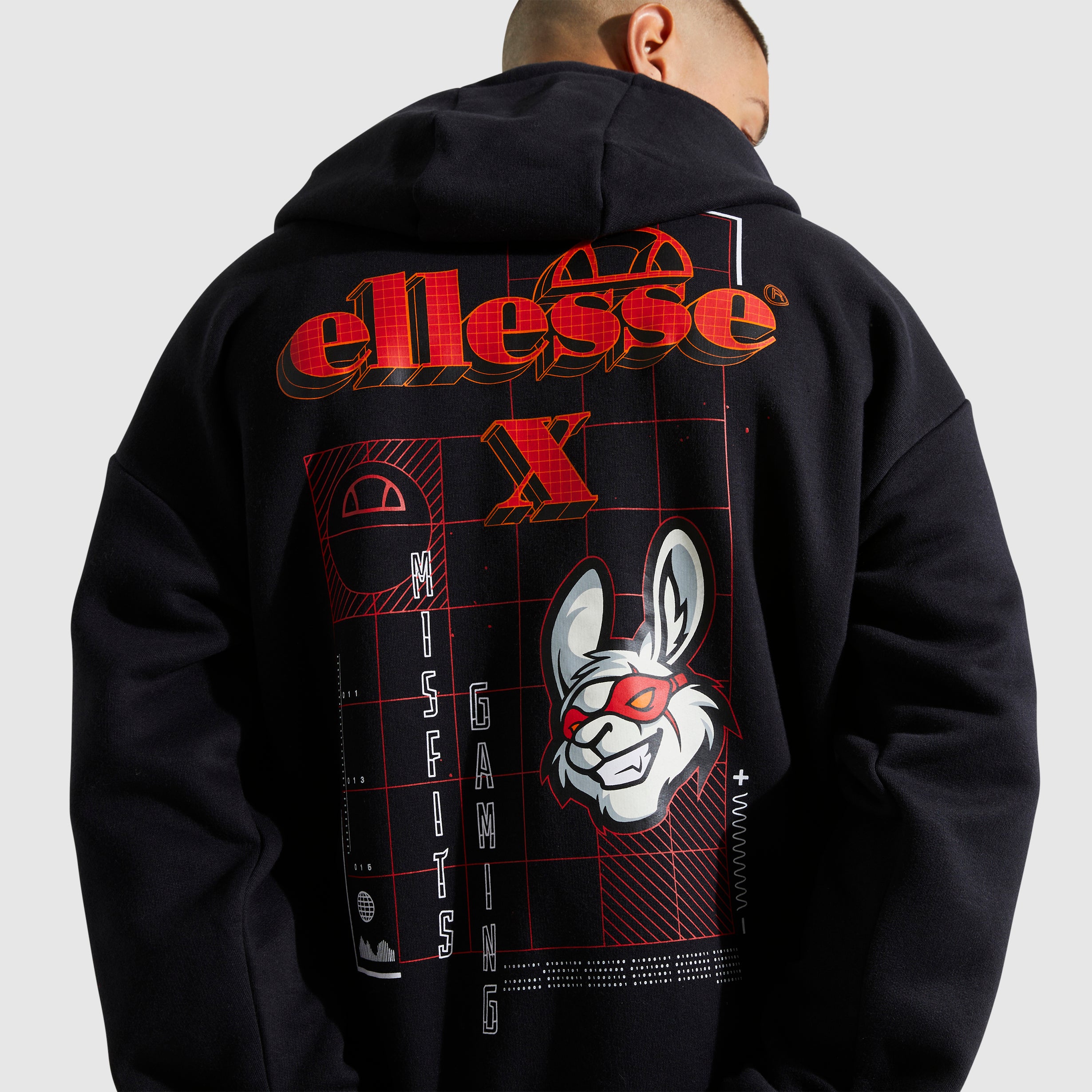 Men's ellesse x Misfits Clone Hoody Black | ellesse UK