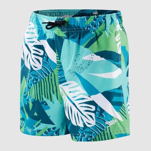 Short de bain Garçon Printed 33 cm vert/bleu
