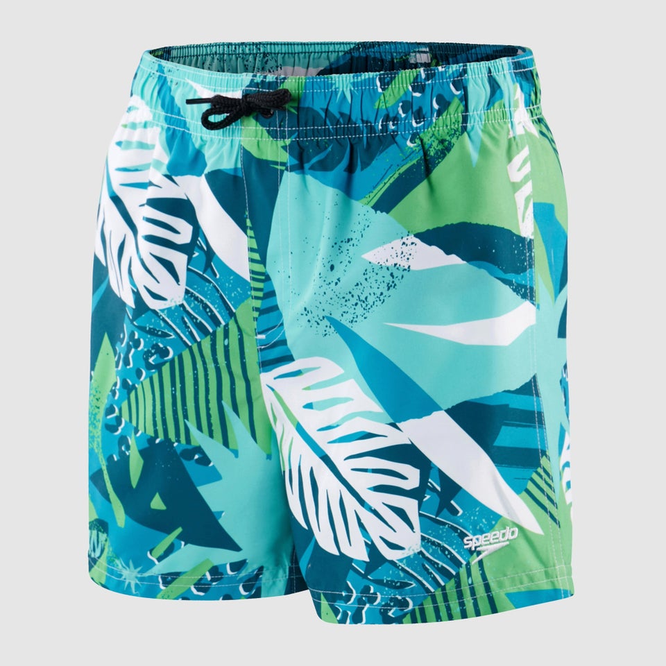 Short de bain Garçon Printed 33 cm vert/bleu