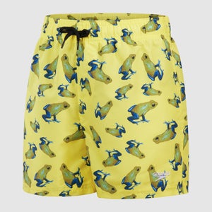Jungen Printed 13" Badeshorts Gelb/Blau