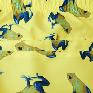 Jungen Printed 13" Badeshorts Gelb/Blau