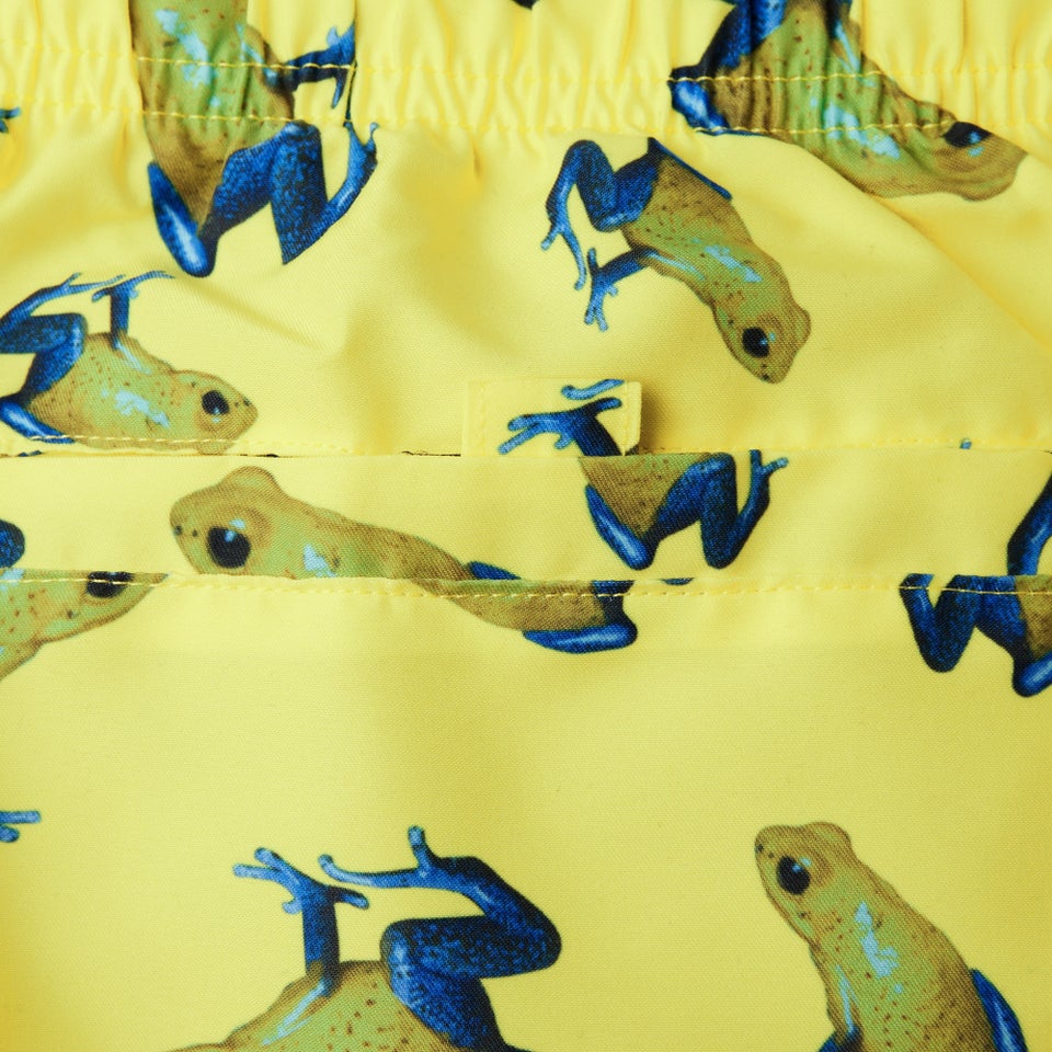 Jungen Printed 13" Badeshorts Gelb/Blau