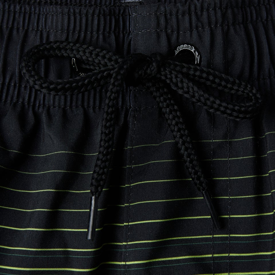 Men's Print Leisure 16" Swim Short Black/Green